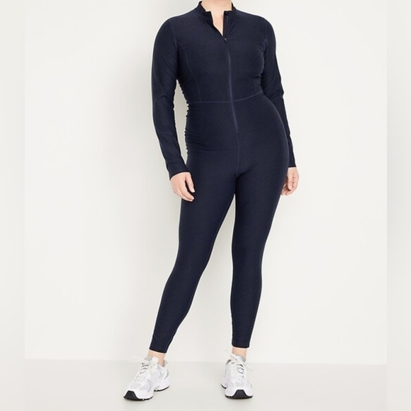 3X • Old Navy • Cloud+ Long-Sleeve Zip Bodysuit - Picture 1 of 2